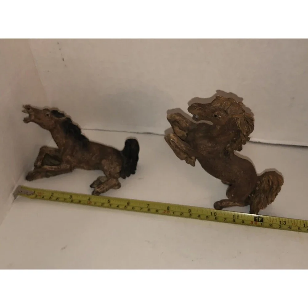 Vintage ARTMARK Horse Figurines Laying Standing Original Bucking Goofy Donkey